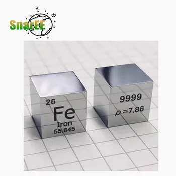 Železo (Fe) Cube Kemijski Element 10 mm 25.4 mm Visoke Čistote 99% Znanstvene Raziskave Materialov Počitnice Darila