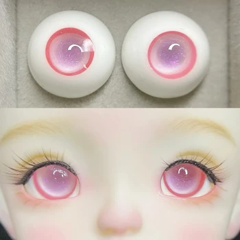 BJD lutka zrkel so primerni za 1/3 1/4 1/6 velikost Oči za igrače lepe modre peneče diamant oči prilepite lutka dodatki