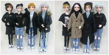 Po meri Moškega BJD lutke DIY Plastično lutko 24 sklepov žogo skupnih lutka Fant lutke 2020-0401-KK