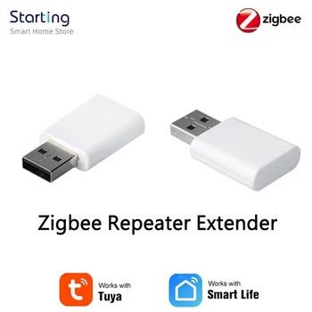 Tuya ZigBee Signal Repetitorja USB Podaljšek Za Pametne Življenje Zigbee Senzorji Razširite 20-30 M Očesa Doma Pomočnik Deconz Avtomatizacije