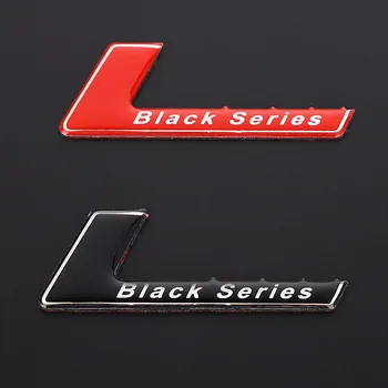 3D Kovinski Avto Nalepka Simbol Značko Decals Black Series Logotip Nalepko za Mercedes SLS AMG W204 W203 W211 W207 W219 C63 Avto Styling