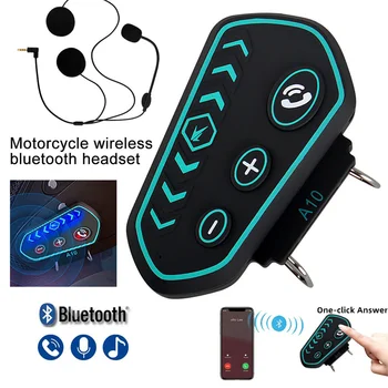 Bluetooth Interkom Motoristična Čelada Slušalke za Rider Bluetooth 5.0 Brezžični Moto Stereo Interfonski za iPhone, telefon Android