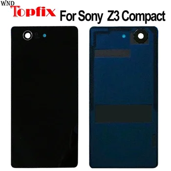 Varnostno Steklo Za Sony Xperia Z3 Kompakten Pokrov Baterije, Ohišje Ohišje Za Sony Z3 Mini Hrbtni Pokrovček Baterije Vrata Baterije Primeru D5803