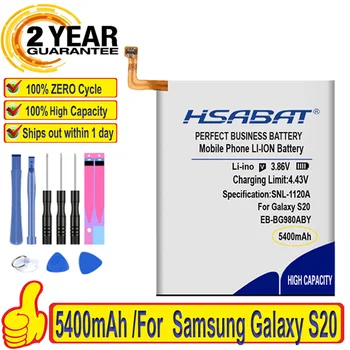 Top blagovne Znamke 100% Novih 5400mAh EB-BG980ABY Baterija za Samsung Galaxy S20 Baterije