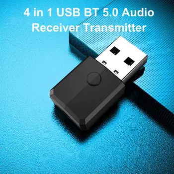 Brezžični Oddajnik Multifunkcijski USB Ključ Oddajnik Priključite Play Mini Bluetooth, združljiva 5.0 Ovir-free Audio Oddajnik