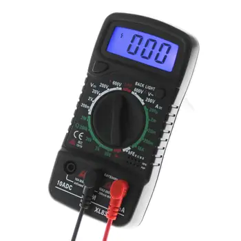 Mini Digitalni Multimeter Ozadja AC/DC Voltmeter Ampermeter Ohm Tester Meter XL830L LCD električno Napetost Tekoči Meter