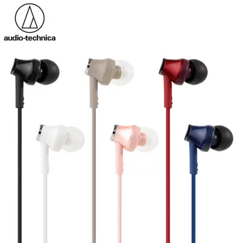 Audio Technica CK350IS in-ear Slušalke Ultra-visoko Kakovost Zvoka za Glasbo Mobilni Telefon Z Mikrofonom Črto pod nadzorom Slušalke