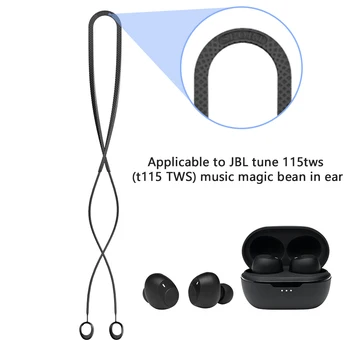 Anti-Izgubil Silikonski Slušalke Vrv Imetnik Kabel za JBL TUNE 115TWS Brezžične Bluetooth Slušalke Ovratni Pašček Kabel Niz