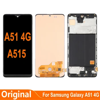 OLED Za Samsung Galaxy A51 4G A515F SM-A515F A515F/DSN LCD-Zaslon, Zaslon na Dotik, Računalnike Skupščine