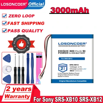 LOSONCOER 3000mAh SF-08 Baterija Za Sony SRS-XB10 SRS-XB12 Bluetooth Zvočnik Baterije