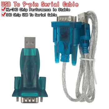 Novo HL-340 USB na RS232 (COM Port Serijski PDA 9 pin DB9 Kabla Ac Podporo Windows 7 64