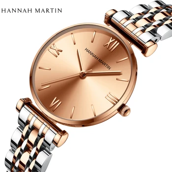 Hannah Martin Klasična Ženska Watch 36 mm Preprosta Moda Dekle Darilo Watch MIYOTA 2035 Japonski Gibanja iz Nerjavečega Jekla Ženske Ure