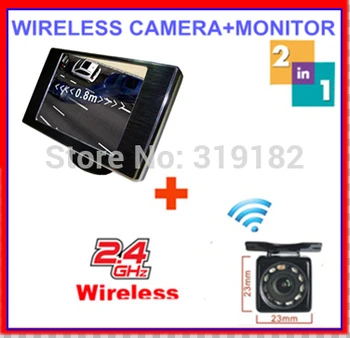 2.4 ghz brezžična kamera RCA VideoTransmitter Sprejemnik vzvratno kamero povežete s 3,5 TFT LCD zaslon 2 av v video za avto varno park
