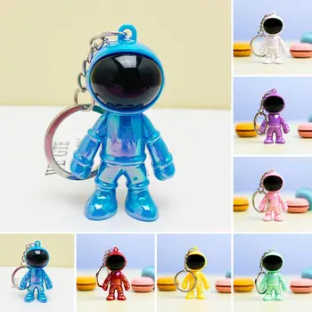 Moda Evropske 3D Astronavt Astronavt Ključnih Verige za Človeka, Prostor Robot Key Ring Zlitine Torbici Obesek Najboljšimi Prijatelji Darilo