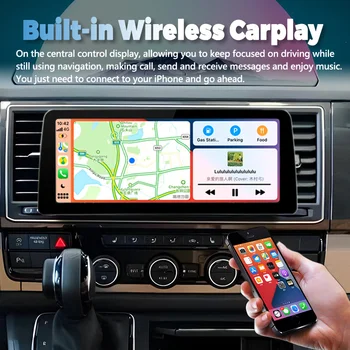 12.3 palčni Qled Zaslon Android 13 2Din Radio Stereo Za VW Multivan T6 2016 GPS Avto Multimedijski Predvajalnik Videa Carplay Vodja Enote