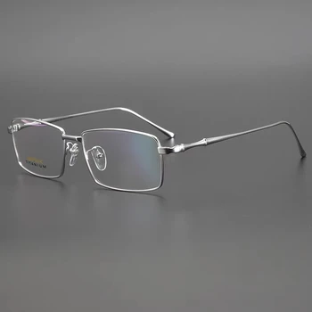 23K Čistega Titana Presbyopia Branje Očala Okvir Poslovnih Moških Optičnih Očal Anti Scratch Recept Očala Spektakel