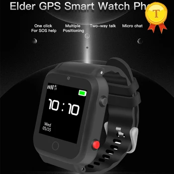 GPS Tracker Lokator 1.54 palčni res barvni zaslon Smart Pazi za Starejše Ženske Moški Smartwatch z SOS Klic za ios andorid