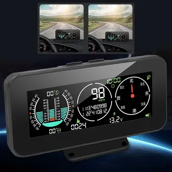 Mini HUD Heads up Display GPS Inclinometer za Tovornjake, Avtobuse Opremo