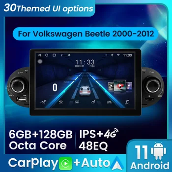IPS Zaslon Android 11 Avto Radio Stereo Za VW Volkswagen Beetle 2000-2012 Brezžični Carplay Multimedijski Predvajalnik Videa Autoradio BT