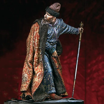 Unassambled 1/18 stari človek bojevnik stojalo z mečem Smolo slika miniaturni model, kompleti Unpainted