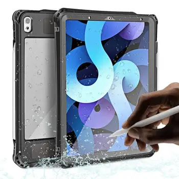 Za iPad Air4th 5. Gen Za 10,9 Vodotesno Ohišje za iPad Pro 11 10.2 Mini6 Podvodni Dustproof Shockproof pokrijemo s Svinčnik Imetnik