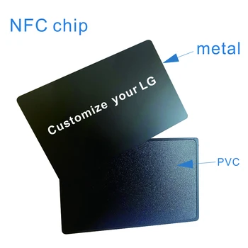 Po meri tiskanje kovin NFC Nadzor Dostopa Brezkontaktne RFID Kartice 13.56 MHz ISO14443A Pametne Kartice nfc 213 Žetonov, Nepremočljiva