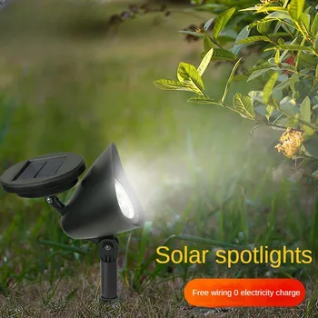 Sončne elektrarne Vrtne Luči Vrtljiv solarnimi & Lučka Glavo Visoko Svetlost Krajine Razsvetljave za Travo Vrtovi Poti