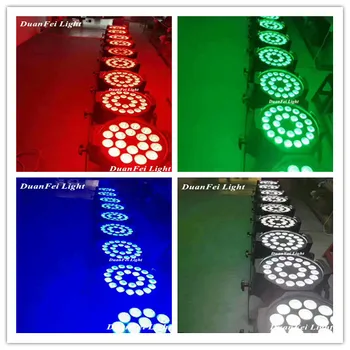 30PCS/Veliko DMX512 Liro 24*10w Par Rgbw Led Quad Barve Pranje Spot Par64 Svetlobe