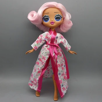 Primerna za OMG Lutka Barbie Srčkan Cvet kopalni plašč Dekleta Darilo za Rojstni dan