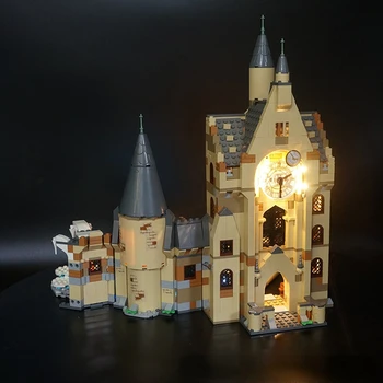 Led Svetlobni Kit Komplet za LEGO 75948 Bradavičarka Opeke Igrače Gradu, Clock Tower, NE VKLJUČUJEJO MODEL