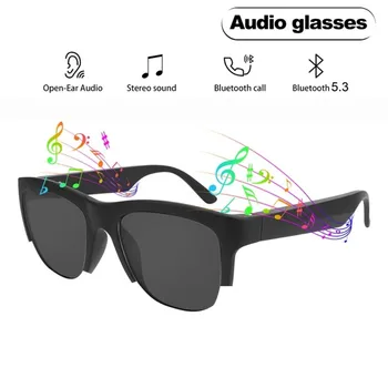Pametne Glasbe Sončna Očala, Slušalke Brezžične Bluetooth 5.3 Slušalke Športih Na Prostem Prostoročno Klicanje Stereo Slušalke, Očala