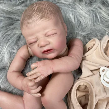 18Inches Že Pobarvane Rodi Punčko Kit Odesi 3D Naslikal Kože Ročno Lutko, Deli s Krpo Telo Bebe Kit Prerojeni Ponudbe