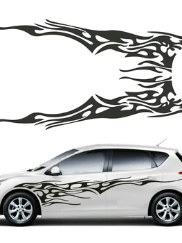 15 cm Dvojno General Motors Strani Telesa Plamen Velika Grafika, Nalepke DIY Dekoracijo Pribor Osebnosti, po Meri Nalepke Izdelki
