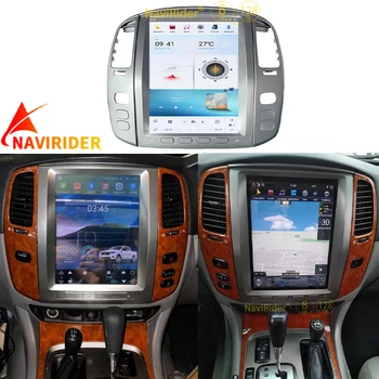 Za Lexus LX470 2005 Android Zaslon, Radio, GPS Stereo Za Toyta Zemljišč Crueser 100 LC100 Autoradio Carplay Multimedijski Predvajalnik Videa