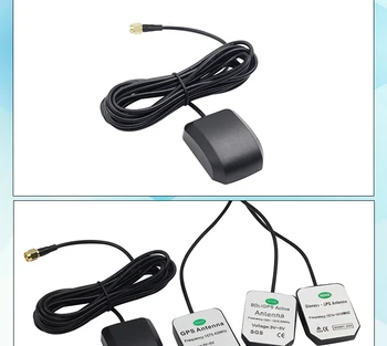 RP-SMA 3M Kabel, Avto GPS Antena GPS sprejemnik GPS, Glonass/GPS BD dvojni sistem GNSS Zunanja Antena za GNSS Modul