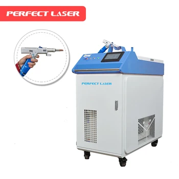 Kot nalašč za Laserski Stabilen in Zanesljiv Vodno hlajeni Večja Učinkovitost Prenosni Ročni Fiber Laser Varjenje