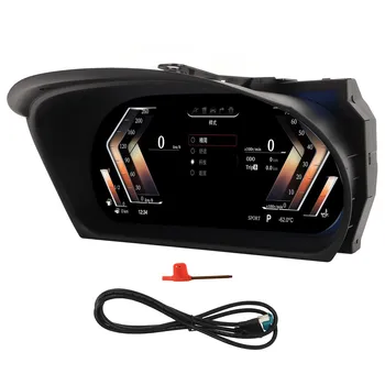Dash Gruče Spremlja Temperatura Vode Zaslon 4 Core Čip Avto Digitalni Gruče 12.3 Palčni zaslon Visoke Ločljivosti za Serije 3 E90 E91
