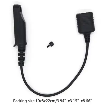 Adapter Kabel Baofeng UV-9R Plus UV-XR Vodotesen do 2 Pin, ki je Primerna za UV-5R UV-82 UV-S9 Walkie Talkie Slušalke Zvočnik Mikrofon