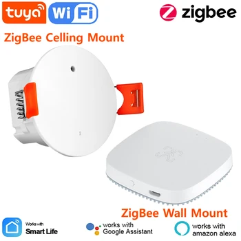 Tuya Smart WiFi/Zigbee Človekove Prisotnosti Detektor MmWave Radar Pir Montion Senzor Z Svetilnost Odkrivanje Za Alexa Google