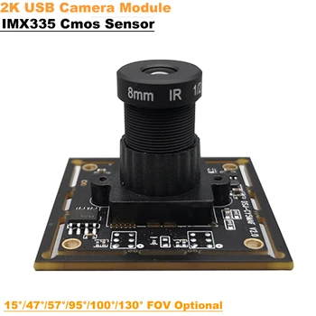 Podpora OEM 5MP Mini USB Webcam IMX335 Cmos 2K Z 8 mm Objektivom 47Deg USB2.0 Vmesnik UVC Plug And Play Visoke Hitrosti Modula Kamere