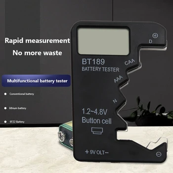 Digitalni Tester za Baterije Široko Test Obseg Tester za Baterije 1,5 V Gumb Zmogljivost Baterije Preverite Detektor Obremenitev Analizator za HP11 SP11