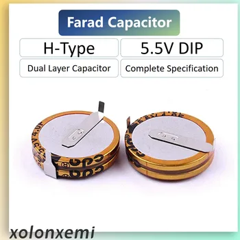 5,5 V Farad Kondenzator Gumb Supercapacitor H Tip 0.022 F 0.047 F 0.1 F 0.22 F 0.33 F 0.47 F 1.0 F 1.5 F 4.0 F 5.0 F Duple Plast Kondenzator