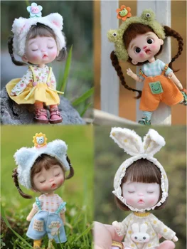 OB11 Gline lutka Ročno prilagajanje lutke prodajo lutka z obleko in lasuljo (naključno) ne čevlji