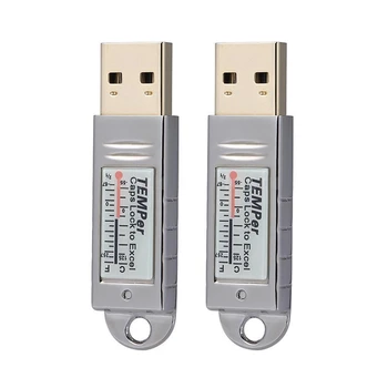 2X USB Termometer Senzor Temperature Zapisovalnik Podatkov Diktafon Za Pc Windows Xp, Vista/7