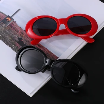 1 PC Novo Kvadratek/Ovalne UV-400 Zaščita sončna Očala Trendy Modni Moški Ženske Retro sončna Očala Kolesarjenje Dustproof Očala