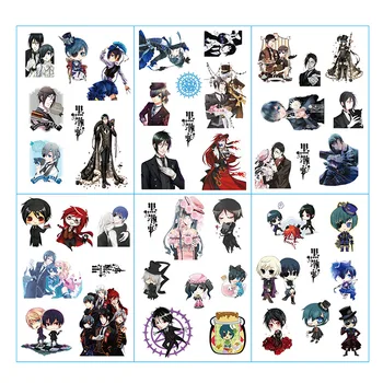 6 Listov/Set Anime Black Butler, Dekorativne Nalepke, Scrapbooking DIY Obrti Nalepke, Tiskovine