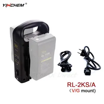 YinChem Rolux RL-2KS Dual Channel V-mount /Zlata gori 15V Prenosne Kamere, Baterija, Polnilec za Sony V-Mount BP Power Polnilec