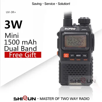 Baofeng UV-3R Plus UV-3R+ Mini Walkie Talkie, VHF 136-174MHz & UHF 400-470MHz Dual Band Mini dvosmerni Radijski Prenosni Ham CB Radio