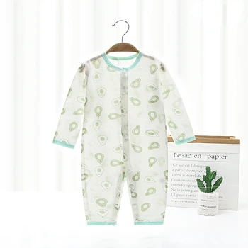 Baby Sleepwear klimatska Naprava Tanke Newborn Baby Pižame iz Enega kosa V Poletnih Otroška Oblačila