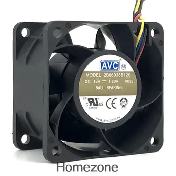 Za AVC 6 cm 6038 12V 1.80 A 4-pin PWM nasilno industrijski hladilni ventilator 2B06038B12
